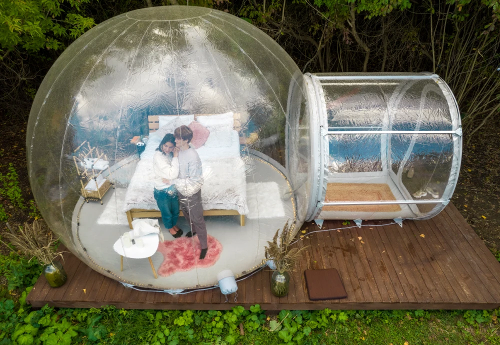 glamping bubble tent