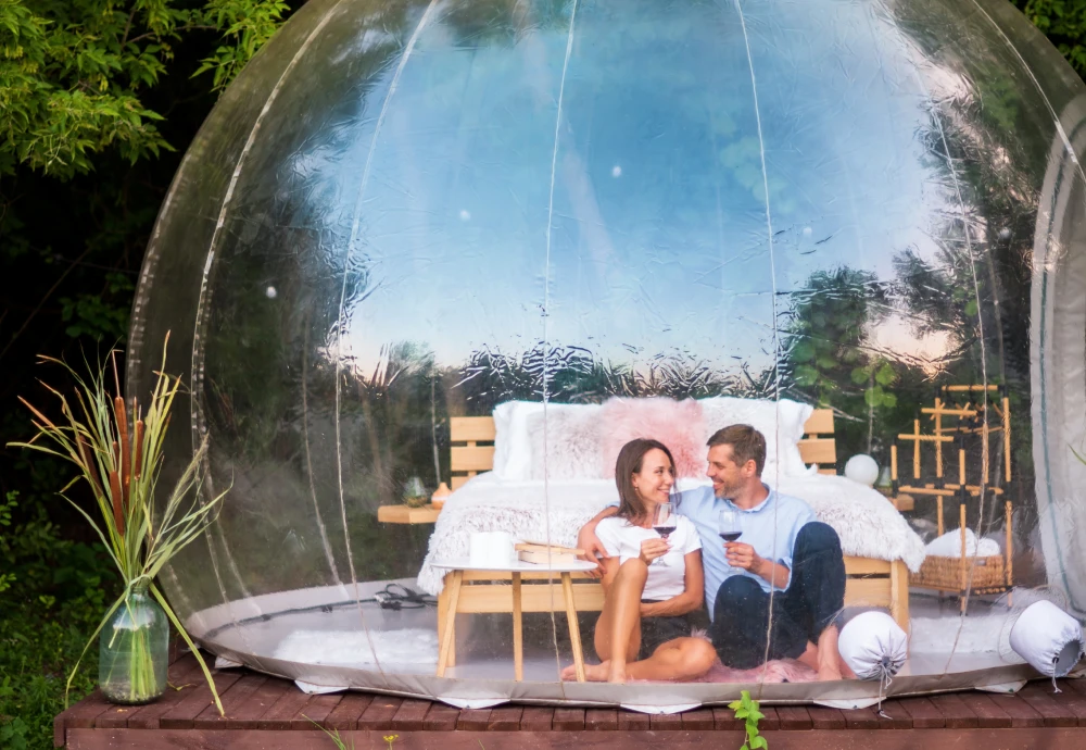 glamping bubble tent